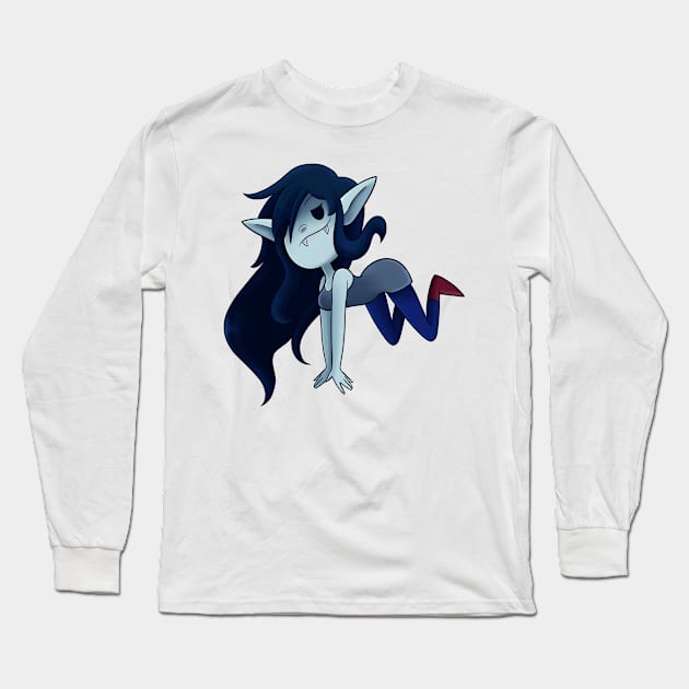 Marceline Long Sleeve T-Shirt by LittleGreenHat